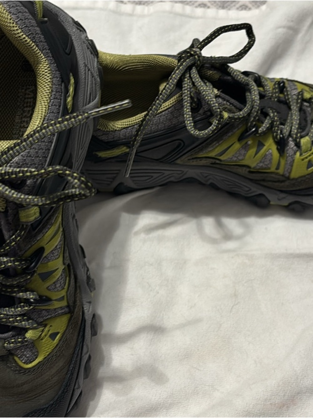 Merrell Olive Green and Gray Women's Trail Shoes